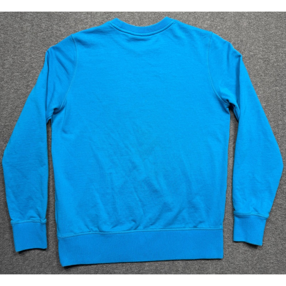 Psycho Bunny Mens Small Blue Hindes Crew Sweatshirt Cotton Pullover Sweater - Picture 5 of 13